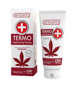 Regeneračný konopný CBD krém s hrejivým efektom
